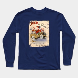 Christmas WW2 Poster retro Long Sleeve T-Shirt